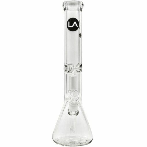 Shop LA Pipes "King Bong" Ultra Heavy 9mm Shower-Head Beaker Bong in australian