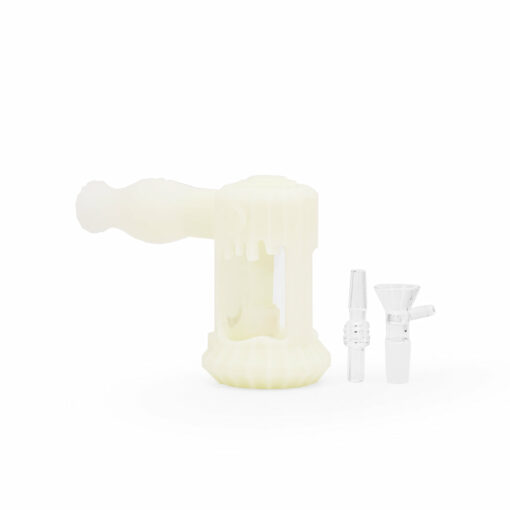 Shop Ritual - 6'' Duality Silicone Dual Use Bubbler - UV Titanium White in australian