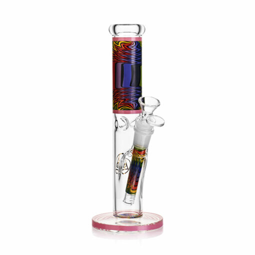 Shop Ritual Smoke - Prism 10" Glass Straight Tube - Pink in australian