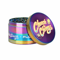 Shop Pulsar 6PC DISPLAY - Cheech & Chong's Metal Grinder - Rainbow / 4pc / 2.5