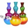 Shop Vase Ombre Soft Glass Water Pipe - 9" / Colors Vary in australian