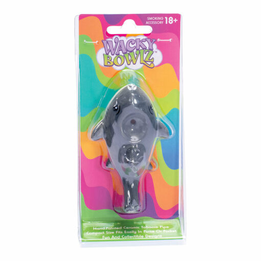 Shop Wacky Bowlz Shark Ceramic Pipe - 3.75" in australian