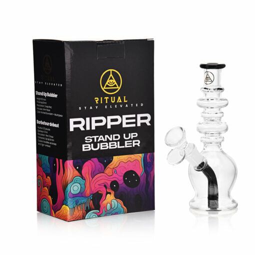 Shop Ritual Smoke - Ripper Bubbler - Black in australian