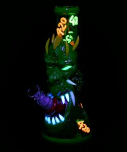 Shop 420 Dragon Glow in Dark Beaker Water Pipe - 10