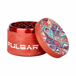 Shop Pulsar Design Series Grinder with Side Art - Symbolic Tiles / 4pc / 2.5