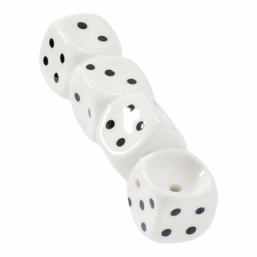 Shop Wacky Bowlz Dice Ceramic Hand Pipe - 3.75" in australian
