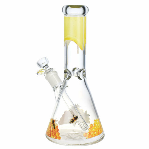 Shop Pulsar Full Wrapped Beaker Water Pipe - 10.5"/14mm F/Sweet Nectar in australian