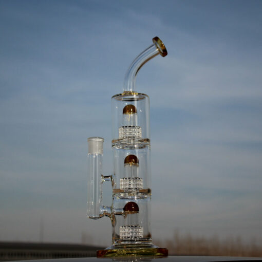 Shop 15" Triple Matrix Percolator Glass Water Pipe in australian
