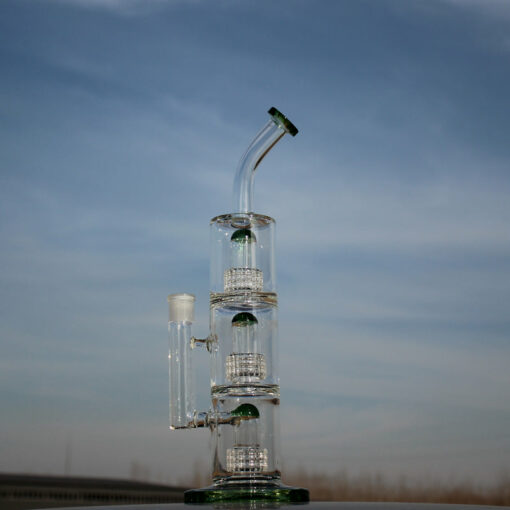 Shop 15" Triple Matrix Percolator Glass Water Pipe in australian