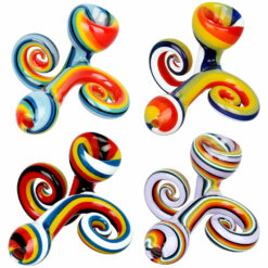 Shop Swirling Wonder Wig Wag Hand Pipe - 3.5