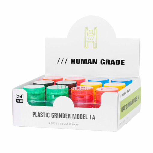 Shop Human Grade Plastic 2" Grinder 24 pcs in australian