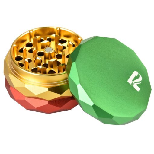 Shop Pulsar Diamond Faceted Aluminum Herb Grinder in australian