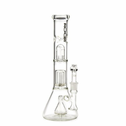 Shop ROOR Tech 13in Fixed Shower Head Beaker Bong w/Barrel Perc in australian