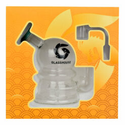 Shop Glass House Bubble Glass Dab Rig - 4.5