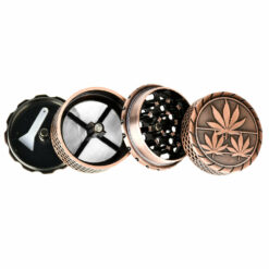 Shop 6PC DISP-Hemp Leaf Trio Solid Metal Grinder- 4pc/2