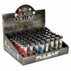 Shop Pulsar Gem Filter Glass Chillum w Lid -2.75