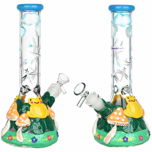 Shop Froggy Friend Fun-guy Beaker Water Pipe | 10" | 14mm F in australian