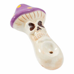 Shop Wacky Bowlz Skull Mushroom Ceramic Pipe - 4