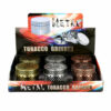 Shop 6PC DISP-Hemp Leaf Trio Solid Metal Grinder- 4pc/2"/Assorted in australian
