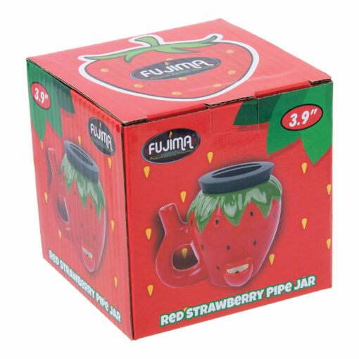 Shop Fujima Strawberry Pipe Jar - 3.9" in australian