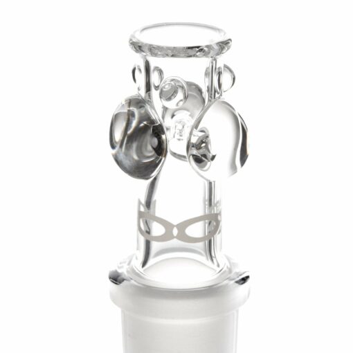 Shop ROOR Tech 18in Fixed Shower Head Big Beaker Bong - Blue Black in australian