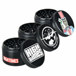 Shop 6PC DISPLAY - High Times Metal Grinder - 4pc / 2.5