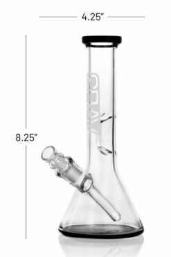 GRAV Small Beaker Bong w/Black Accents