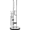 Grav Labs Flared Base 12 inch Honeycomb Glass Water Pipe Bong w/ Black Accents